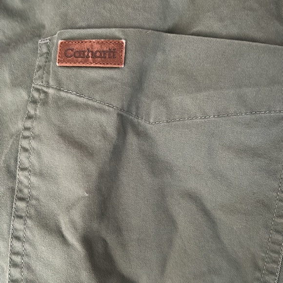 💞Carhartt Men's Short Sleeve Button Down Shirt Mint Green - Picture 2 of 3